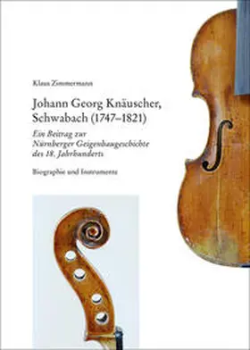 Zimmermann |  Johann Georg Knäuscher, Schwabach (1747–1821) | Buch |  Sack Fachmedien