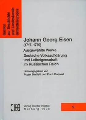 Bartlett / Donnert |  Johann Georg Eisen | Buch |  Sack Fachmedien