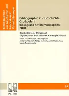  Bibliographie zur Geschichte Großpolens 2001 | Buch |  Sack Fachmedien
