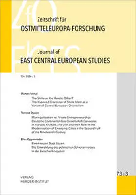 Berend / Bömelburg / Brüggemann |  Zeitschrift für Ostmitteleuropa-Forschung (ZfO) 73/3 / Journal of East Central European Studies (JECES) 73/3 | Buch |  Sack Fachmedien