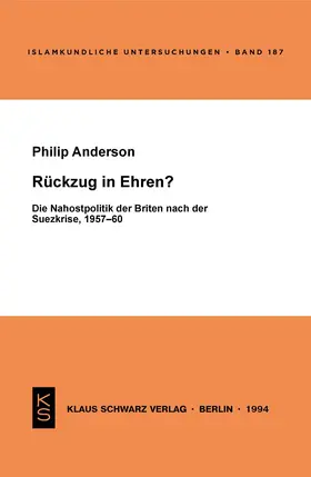Anderson | Rückzug in Ehren? | Buch | 978-3-87997-237-1 | www2.sack.de