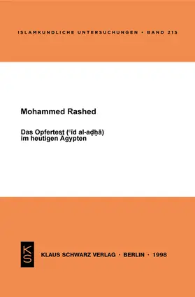 Rashed |  Das Opferfest im heutigen Ägypten | Buch |  Sack Fachmedien