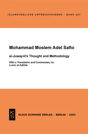 Saflo |  Al-Juwayni's Thought and Methodology | Buch |  Sack Fachmedien