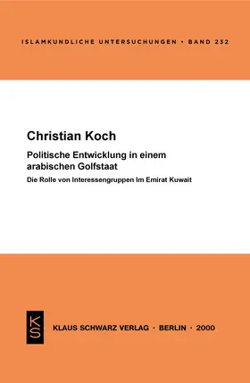 Koch |  Politische Entwicklung in einem arabischen Golfstaat | Buch |  Sack Fachmedien