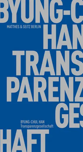 Han |  Transparenzgesellschaft | Buch |  Sack Fachmedien