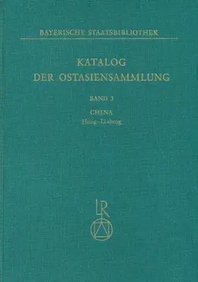  Katalog der Ostasiensammlung | Buch |  Sack Fachmedien