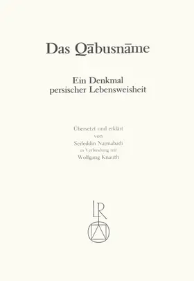  Das Qabusname | Buch |  Sack Fachmedien