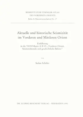Schöler |  Aktuelle und historische Seismizität im Vorderen und Mittleren Orient | Buch |  Sack Fachmedien