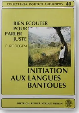 Rodegem / Daeleman / Labaere |  Initiation aux langues bantoues | Buch |  Sack Fachmedien