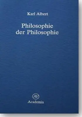 Albert |  Philosophie der Philosophie | Buch |  Sack Fachmedien