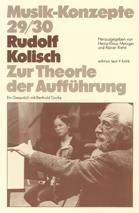  Rudolf Kolisch | Buch |  Sack Fachmedien