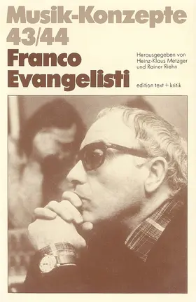  Franco Evangelisti | Buch |  Sack Fachmedien