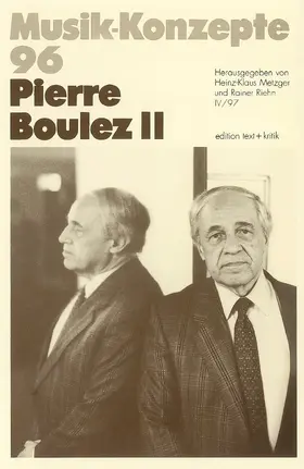 Metzger / Riehn / Boulez |  Pierre Boulez II | Buch |  Sack Fachmedien