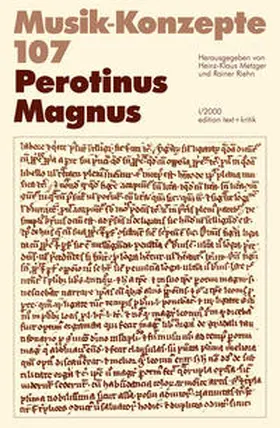  Perotinus Magnus | Buch |  Sack Fachmedien