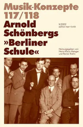  Arnold Schönbergs "Berliner Schule" | Buch |  Sack Fachmedien