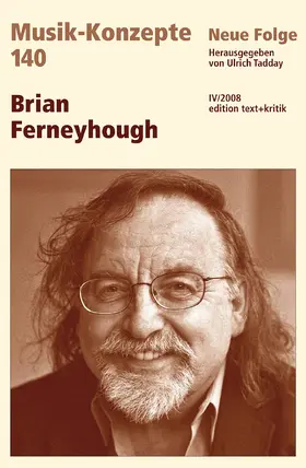 Tadday |  Brian Ferneyhough | Buch |  Sack Fachmedien