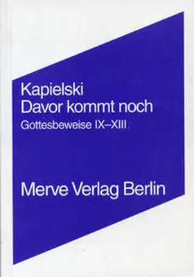 Kapielski |  Davor kommt noch | Buch |  Sack Fachmedien