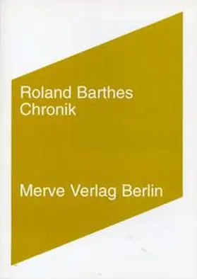 Barthes |  Chronik | Buch |  Sack Fachmedien