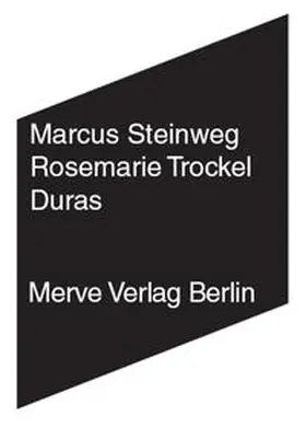 Steinweg / Trockel |  Duras | Buch |  Sack Fachmedien