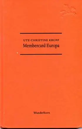 Krupp / Thill |  Membercard Europa | Buch |  Sack Fachmedien