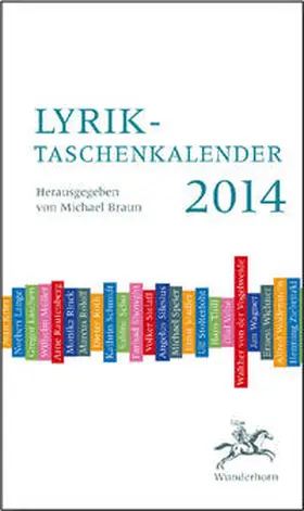 Döring / Drawert / Falkner |  Lyrik-Taschenkalender 2014 | Buch |  Sack Fachmedien
