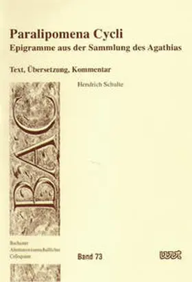 Schulte |  Paralipomena Cycli | Buch |  Sack Fachmedien