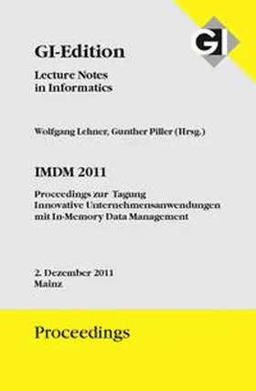 Gesellschaft für Informatik e.V., Bonn / Lehner / Piller |  GI Edition Proceedings Band 193 IMDM 2011 | Buch |  Sack Fachmedien