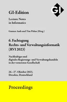 Auth / Pidun / Gesellschaft für Informatik e.V. (GI), Bonn |  GI Edition Proceedings Band 341 | Buch |  Sack Fachmedien