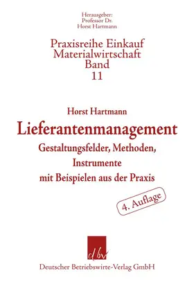 Hartmann |  Lieferantenmanagement. | Buch |  Sack Fachmedien