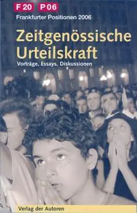  Zeitgenössische Urteilskraft. Vorträge. Essays. Diskussionen | Buch |  Sack Fachmedien