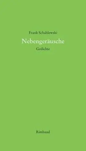 Schablewski |  Nebengeräusche | Buch |  Sack Fachmedien