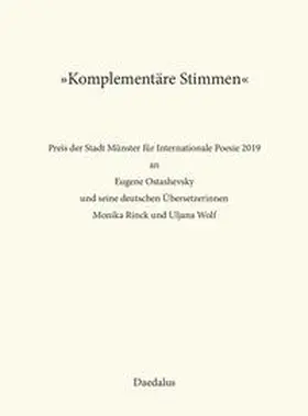 Wallmann / Kulturamt der Stadt Münster |  "Komplementäre Stimmen" | Buch |  Sack Fachmedien