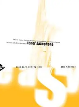Snidero |  Easy Jazz Conception Tenor Saxophone | Buch |  Sack Fachmedien