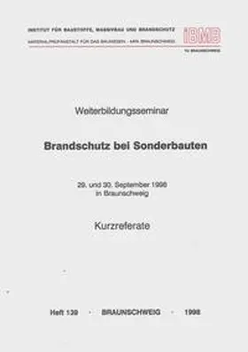 Hosser |  Weiterbildungsseminar Brandschutz bei Sonderbauten | Buch |  Sack Fachmedien
