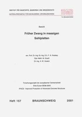 Rostásy / Krauss / Gutsch |  Früher Zwang in massigen Sohlplatten | Buch |  Sack Fachmedien