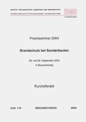Hosser |  Praxisseminar Brandschutz bei Sonderbauten | Buch |  Sack Fachmedien
