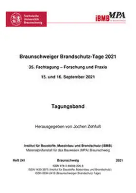 Zehfuß |  Braunschweiger Brandschutz-Tage 2021 | Buch |  Sack Fachmedien
