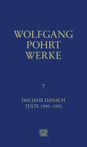 Pohrt / Bittermann |  Werke Band 7 | Buch |  Sack Fachmedien