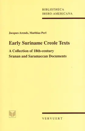 Arends / Perl |  Early Suriname Creole Texts | Buch |  Sack Fachmedien