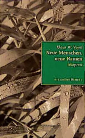 Vopel |  Neue Menschen, neue Namen | Buch |  Sack Fachmedien