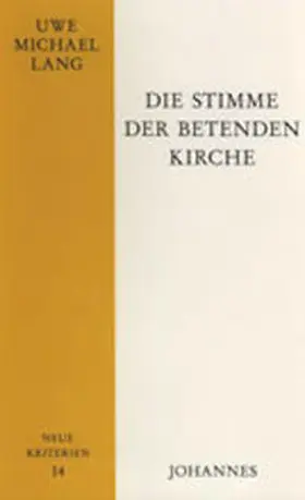 Lang |  Die Stimme der betenden Kirche | Buch |  Sack Fachmedien
