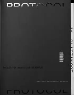 Univerität der Künste, Studiengang Architektur |  Protocol 6: Platzangst | Buch |  Sack Fachmedien