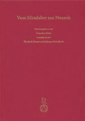 Klein |  Vom Mittelalter zur Neuzeit | Buch |  Sack Fachmedien