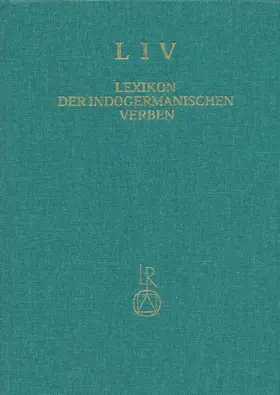 Rix / Kümmel |  Lexikon der Indogermanischen Verben | Buch |  Sack Fachmedien
