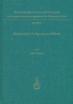 Vankova |  Medizinische Fachprosa aus Mähren | Buch |  Sack Fachmedien