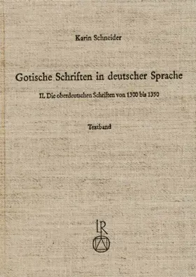 Schneider |  Gotische Schriften in deutscher Sprache | Buch |  Sack Fachmedien