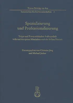 Jörg / Jucker |  Spezialisierung und Professionalisierung | Buch |  Sack Fachmedien