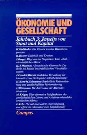 Gijsel / Schmid-Schönbein / Schneider |  Ökonomie und Gesellschaft / Jenseits von Staat und Kapital? | Buch |  Sack Fachmedien