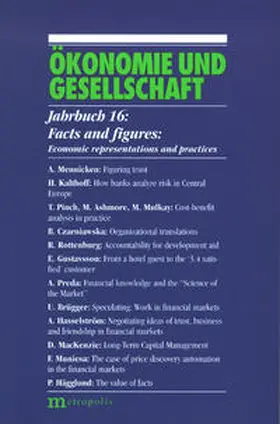 Kalthoff / Rottenburg / Wagener |  Ökonomie und Gesellschaft / Facts and figures | Buch |  Sack Fachmedien