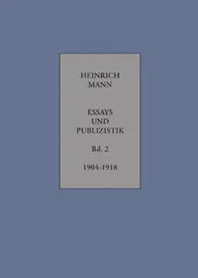 Mann / Hahn |  Essays und Publizistik | Buch |  Sack Fachmedien